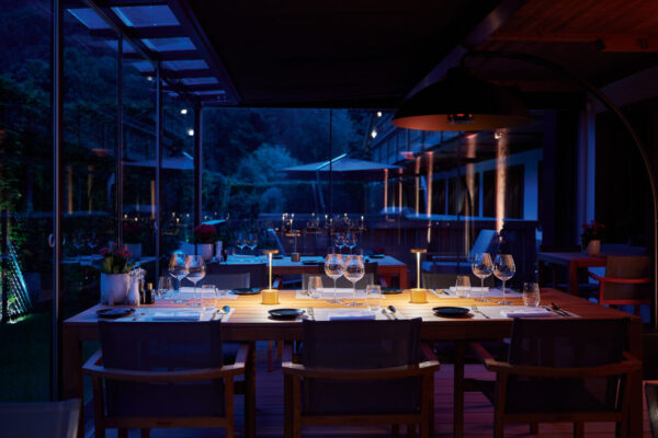 Romantically Lit, Ultima Gstaad, Terrace Area